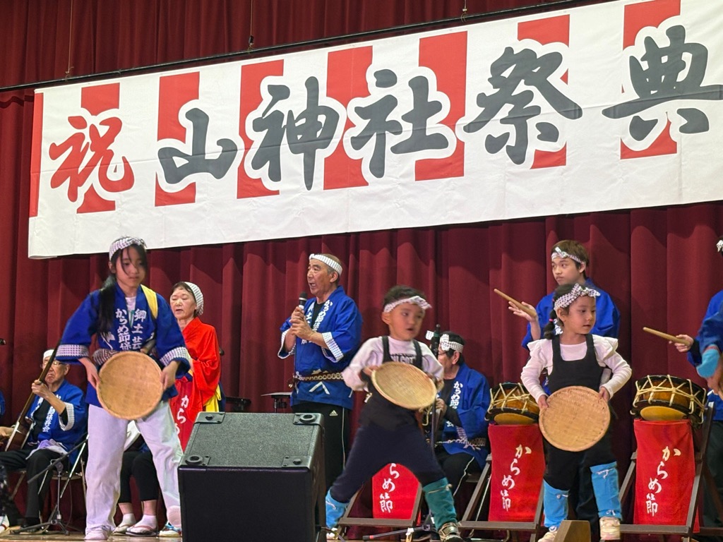 尾去沢山神社祭典1