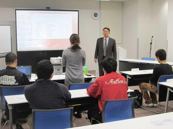 鹿角市産業活力塾第2期の講演会の写真